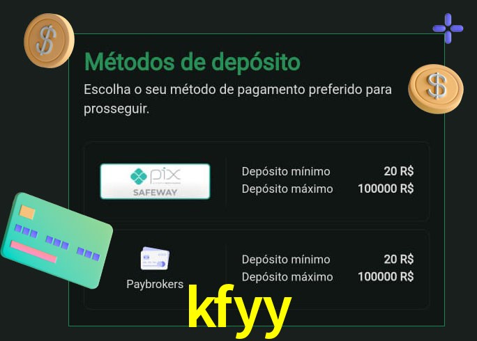 O cassino kfyy oferece uma grande variedade de métodos de pagamento
